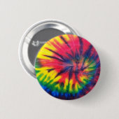Tiedye-patroon Ronde Button 5,7 Cm (Voorkant /achterkant)