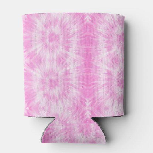 Tiedye Pink Spiral Hippie Tie Dye Blikjeskoeler (Achterkant)