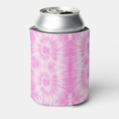 Tiedye Pink Spiral Hippie Tie Dye Blikjeskoeler (Blikje Achterkant)