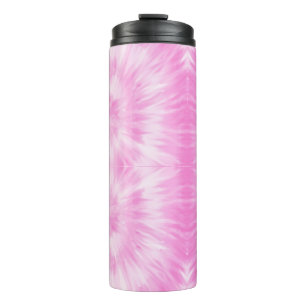 Tiedye Pink Spiral Hippie Tie Dye Thermosbeker
