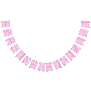 Tiedye Pink Spiral Hippie Tie Dye Vlaggetjes