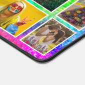 Tiedye Retro Hippie Easy 25 Aangepaste Fotocollage Bureaumat (Hoek)