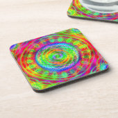 Tiedye Target Bier Onderzetter (Linkerzijde)