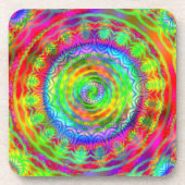 Tiedye Target Bier Onderzetter (Voorkant)