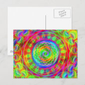 Tiedye Target Briefkaart (Voorkant / Achterkant)