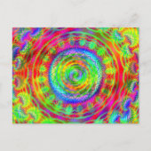 Tiedye Target Briefkaart (Voorkant)