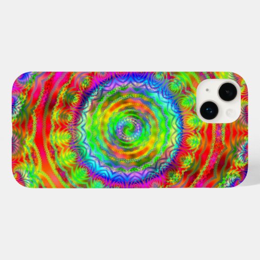 Tiedye Target Case-Mate iPhone Case (Achterkant (horizontaal))