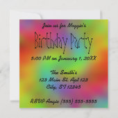 Tiedye Target Kaart (Achterkant)