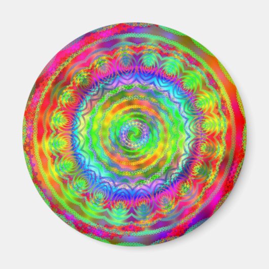 Tiedye Target Magneet (Voorkant)