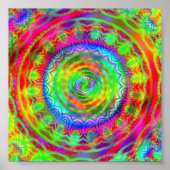 Tiedye Target Poster (Voorkant)