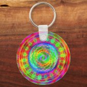 Tiedye Target Sleutelhanger (Voorkant)
