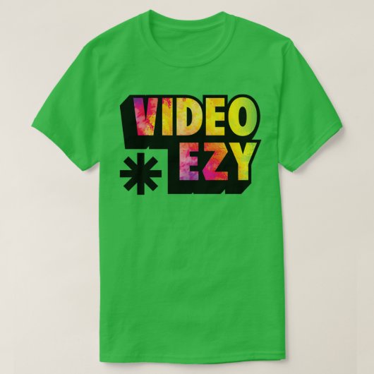 TieDye Video Ezy T-shirt (Design voorkant)