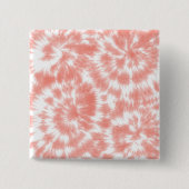 Tiedye Vierkante Button 5,1 Cm (Voorkant)