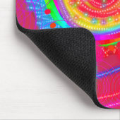 Tiedye-wiel ventilator bloem muismat (Hoek)