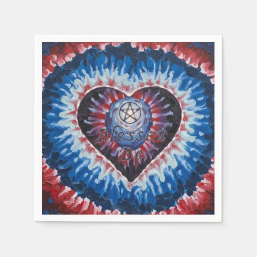 TieDyeHeart Servet (Voorkant)