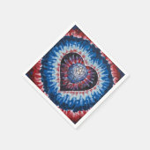 TieDyeHeart Servet (Hoek)