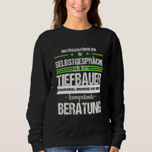 Tiefbauer Bouwplaats Graver Driver Professi Trui