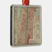 Tieflander Atlas Map Metalen Ornament (Rechts)