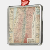 Tieflander Atlas Map Metalen Ornament (Links)