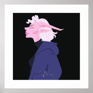 Tiefling Character  Folie Afdrukken