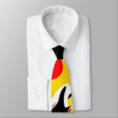 Tiekunst Abstract Vuur Stropdas (Gebonden)