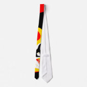 Tiekunst Abstract Vuur Stropdas (Achterkant)