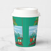 Tiel Merry kersttrein Papieren Bekers (Rechts)