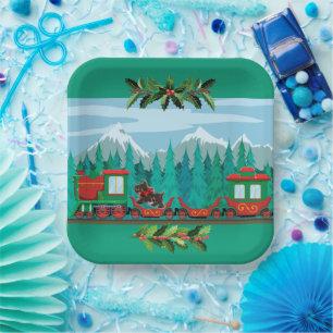 Tiel Merry kersttrein Papieren Bordje