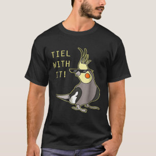 Tiel met cocaïne-papegaai t-shirt