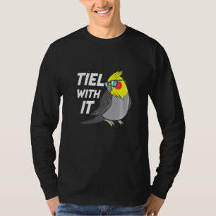 Tiel met cocaïne-vogelpapegaai t-shirt