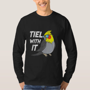 Tiel met cocaïne-vogelpapegaai t-shirt
