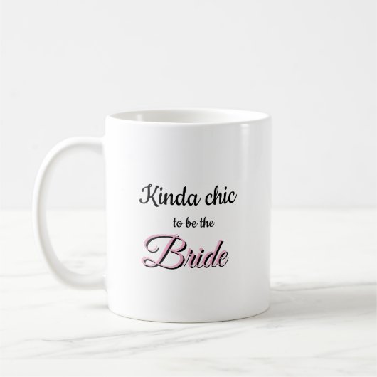 Tiemelijk chic om de bruid mok te zijn (Links)