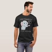 Tien 10e Verjaardagsfeestje Cake Olifant Zoo T-shirt (Voorkant volledig)