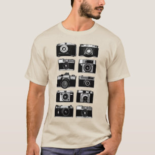 TIEN 35 mm RETRO FOTO CAMERAS-ONTWERP T-shirt
