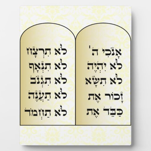 Tien baakenplak fotoplaat (Voorkant)