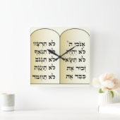 Tien basislijnklok vierkante klok (Huis)