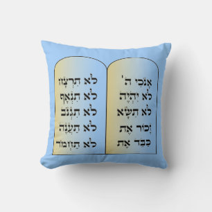 Tien bevelenhoofdkussen kussen