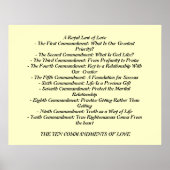 TIEN BEVELINGEN VAN LIEFDE...poster Poster (Voorkant)
