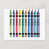 Tien Crayons Briefkaart (Voorkant)