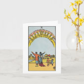 Tien cups blanco kaart-Rider Waite Smith tarot Kaart (Gele Bloem)