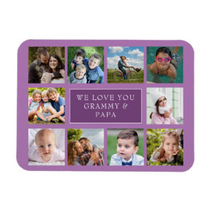 Tien Familie Foto Collage Custom Magnet Magneet