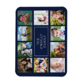 Tien Familie Foto Collage Custom Magnet Magneet (Verticaal)