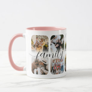 Tien familiefoto's geschenkset mok