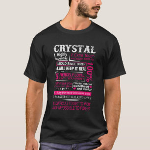 Tien feiten over Crystal Voornaam T-shirt