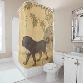 Tien fijne honden - Cangni (een Tibetaanse berghon Douchegordijn