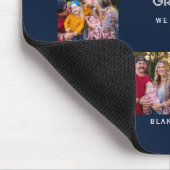 Tien fotocollage opa We houden van jullie marine Muismat (Hoek)