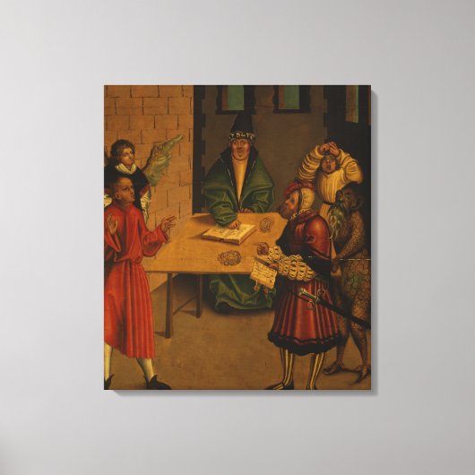 Tien geboden, 1516 canvas afdruk (Voorkant)