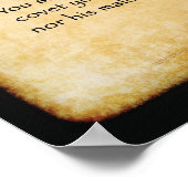 Tien geboden - Brown Poster (Hoek)