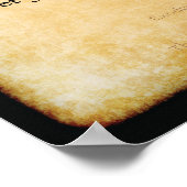 Tien geboden Brown XL Poster (Hoek)