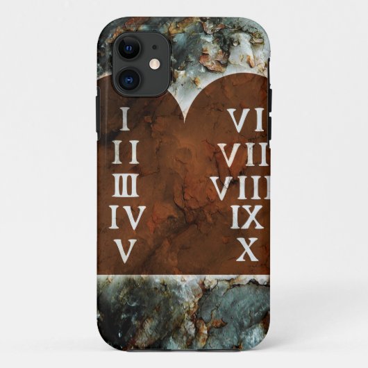 Tien geboden Case-Mate iPhone case (Achterkant)
